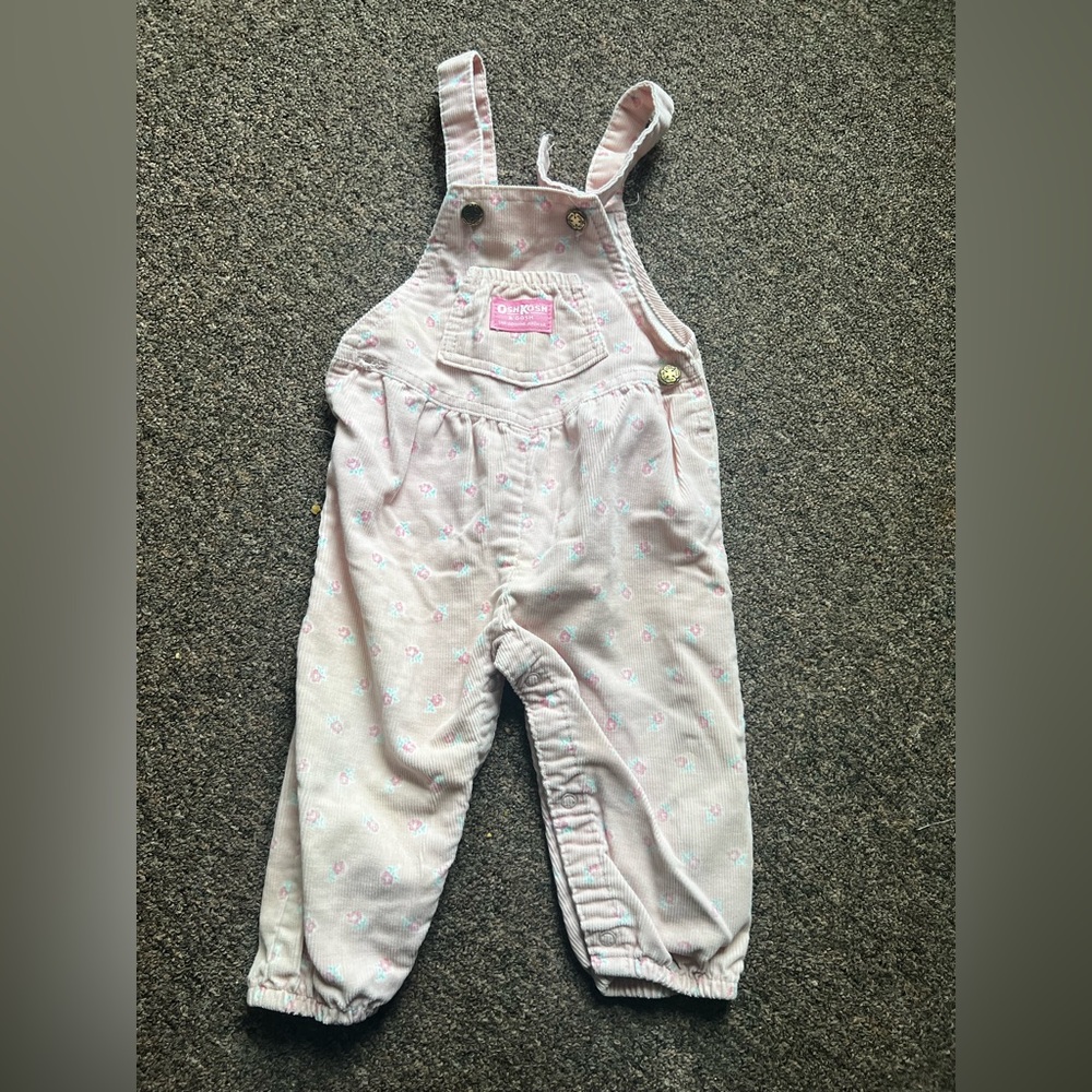 OshKosh Vintage Girls Overalls Vestbak